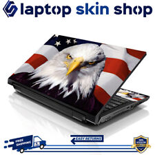 Laptop Skin Sticker Notebook Decal Cover USA Eagle for Dell Apple Asus 17