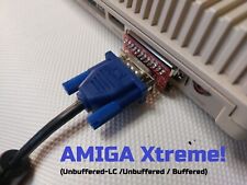 Commodore Amiga 500 500+ 600 1200 DB23 RGB video VGA adapter unbuffered Xtreme picture