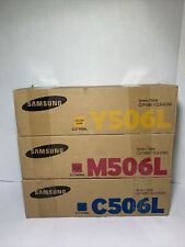 Genuine Samsung CLP-680/CLX-6260 Series - 506L C/M/Y Toner Set  picture