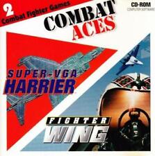 Combat Aces PC CD combat fight simulator games Fighter Wind & Super-VGA Harrier picture