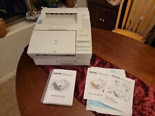 Vintage 1994 EPSON Action Laser 1000 Printer Working w/ Cabel &  Books picture