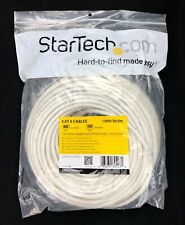 Startech Molded Cat6 UTP Patch Cable Rj45 Male/ Female White 100 ft picture