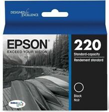 Epson 220 (T220120-S) Durabrite Ultra Black Ink Cartridge Sealed 09/2024 picture