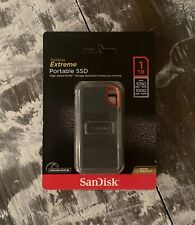 {NEW} SanDisk 1TB Extreme USB-C Portable External SSD (SDSSDE61-1T00-AT) picture
