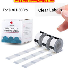 3 Rolls 14x25mm Label Maker Paper Self-Adhesive Label Thermal Paper For D30 picture