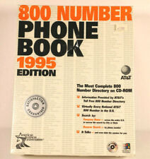 800 Number Phone Book 1995 edition Factory Sealed w/defect - CD-ROM vintage picture