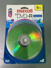 MAXELL Color DVD-R (5 Pack) New/Sealed 120 Minutes 4.7 GB Data-Video-Music picture