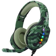 GS430 Gaming Headphone, 7 Color RGB LED and Microphone for PC, PS5, Xbox, Mobile picture
