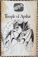 1982 PC GAMING EPYX TEMPLE OF EPHASIA BOOKLET MANUAL ROLEPLAY GAME Rare VINTAGE  picture