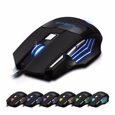 5500 DPI Gaming Mouse 7 Button USB Wired LED Breathing Fire Button Laptop PC picture