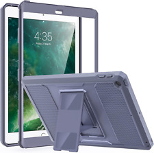 MoKo Heavy Duty Case for iPad 9.7 6th/5th Gen - Grey Purple picture