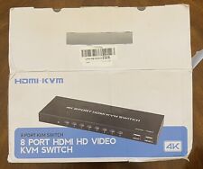 4K 30hz 8 Port HDMI KVM Switch HK801  + 8 cables And Remote picture