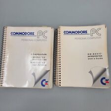 Comodore PC Operations User Guide MS Dos 3.2 GW-Basic Vintage Manual Lot of 2 picture