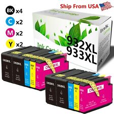 10PK 932XL 933XL 932 933 Ink Cartridge Fit For Officejet 7510 6700 6600 Printer picture