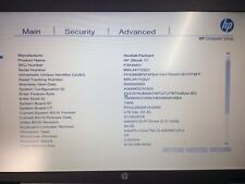 HP ZBook 17 G1 Intel Core i5-4300M 2.60 8GB NO HD/CADDY/BATTERY BIOS Only picture