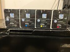 New Set of 4 Genuine HP 410A Toner Cartridges CF410A CF411A CF412A CF413AC  OEM picture