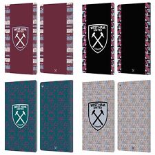 OFFICIAL WEST HAM UNITED FC 2022/23 CREST KIT LEATHER BOOK CASE FOR AMAZON FIRE picture