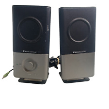 Altec Lansing Portable Amplified Powered Speaker System Left/Right Pair 220= picture