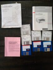 HP Deskwriter printer software for Macintosh formatted 800K floppy disks + book picture