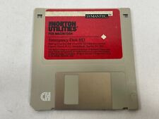 Vintage 1993 Norton Utilites Emergency Disk HD 3.5