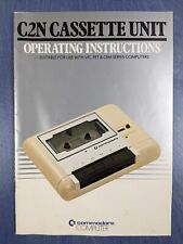 Vintage 1982 Commodore 64 C2N Cassette Unit Operating Instructions Manual ONLY picture