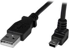 StarTech.com 1m Mini USB Cable Cord - A to Up Angle B - 3 ft / 1m, Black  picture
