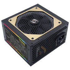850W Watt Power Supply Fully Modular ATX PC Gaming LED Fan RGB PSU Silent SATA  picture