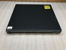 Cisco WS-C3560G-48PS-S V05 Catalyst 48-Port PoE+ Gigabit Switch NO EARS TESTED picture