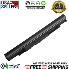 HS03 HS04 Laptop Battery/Charger for HP Spare 807957-001 807956-001 807612-421 picture