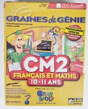 TLC Edusoft French and Math PC Program In French New sealed 10 - 11 years 1999 picture