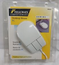 Vintage Fellowes three button desktop serial port 300 cpi mouse pc 99852 NEW  picture