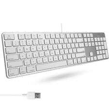 Macally Ultra-Slim USB Keyboard with Number Keypad (For Mac) MAC OS X picture