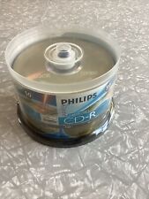 50-pk Philips branded 52X CD-R Blank Recordable CD CDR Media Disk 80 min picture