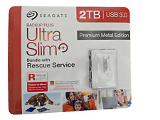 Seagate STEH2000600 Backup Plus 2TB Portable Hard Drive Ultra Slim - SILVER picture