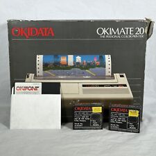OKIMATE 20 The Personal COLOR Printer Power On Tested picture