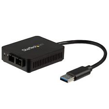 StarTech.com USB to Fiber Optic Converter - 1000Base-SX SC - MM - Windows / Ma picture