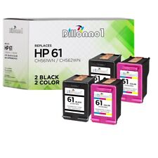 4PK Replacement HP 61 Ink Cartridge 2-Black & 2-Color 2620 4630 4632 8040 8045 picture