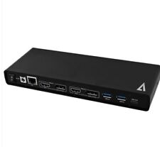 V7 Dual DisplayLink 4K Universal Docking Station with USB-C Power Delivery picture