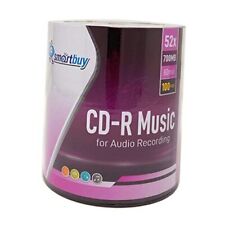 100 Pack  Digital Audio CD-R Music 52X 700MB/80Min Branded Logo Blank  picture
