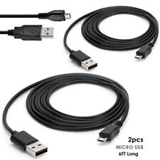 2 x pcs 6.6 ft Long Cable Micro-USB to USB Cable fit Blackberry / Nokia / Pantec picture