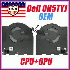 OEM CPU+GPU Cooling Fan For Dell Alienware M17 R3 M17 R4 RTX 0H5TYJ 0CNV63 2020 picture