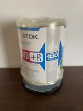 TDK Print On DVD +R Printable Discs- 100pk Used picture