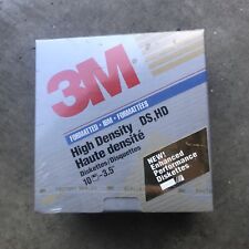 3M IBM Formatted High Density DS HD 3.5 inch Diskettes - New Sealed Vintage 10 picture