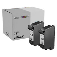 SPEEDYINKS Reman Replacement for HP 45 51645A Ink Cartridges 2-Pack picture