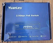YuanLey 6 Port Industrial Switch with 4 Port PoE 2.5 Gbps picture
