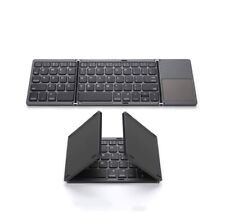 JELLY-COMB POCKET FOLDABLE BLUETOOTH KEYBOARD Wireless Touchpad Black Space Gray picture