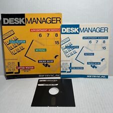 Commodore 64/128 SoftSync Desk Manager Disk Box Manual Complete CIB picture