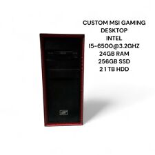 Custom MSI Gaming PC I5-6500@ 3.2GHZ/24GB/256GB SSD/2-1TB HDD Win10P picture