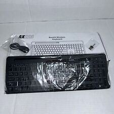 SABLUTE AX223 Wireless Keyboard  Bluetooth  2.4GHz Mode Backlight Phone Hold... picture