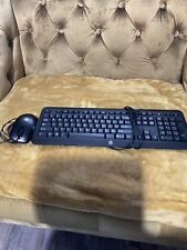 HP Model KU 1060 Black USB Wired Keyboard  And Mouse Works Fast picture